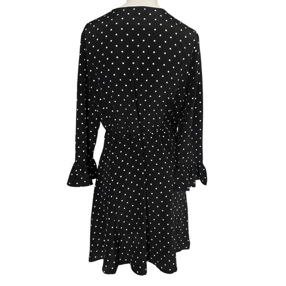 FRNCH Polka Dot Wrap Dress - Picture 2 of 8